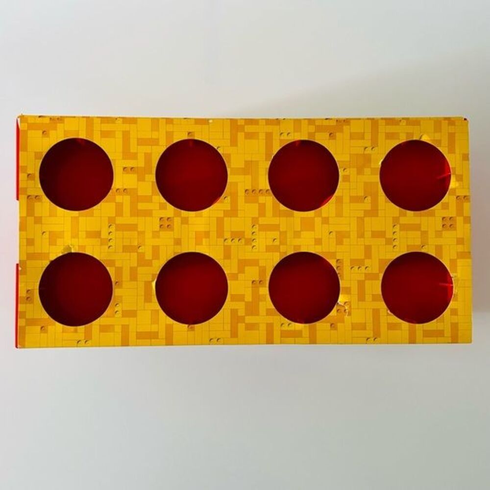 LEGO Red Stackable Storage Brick With 8 Knobs - Picture 7 of 7